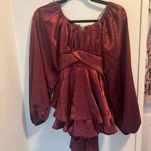 Altar'd State Burgundy Romper